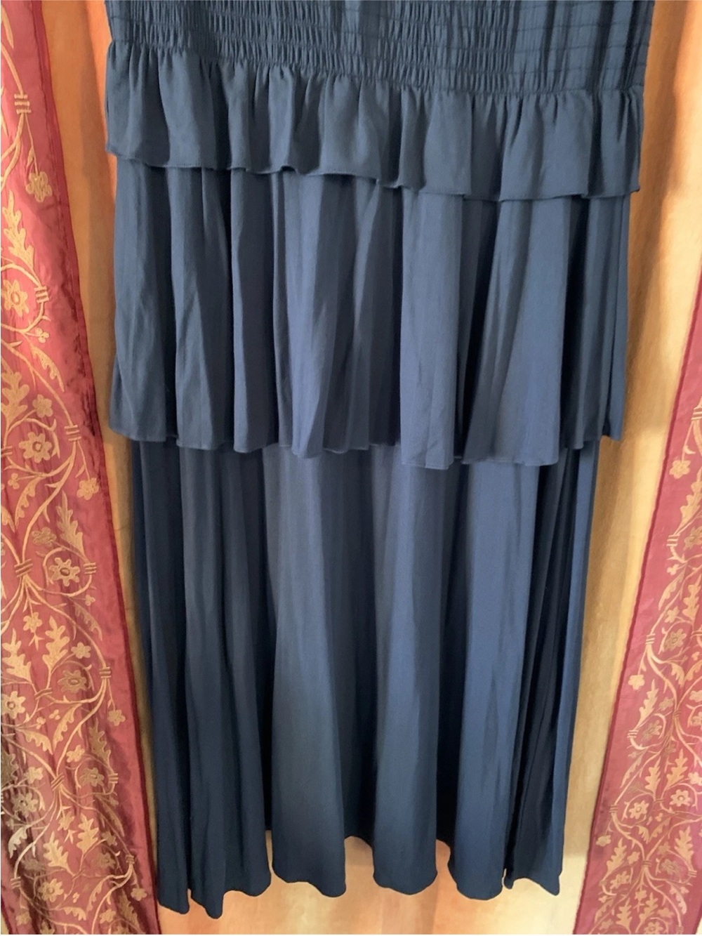 Rebecca Taylor Black Tiered Dress - Picture 5 of 11